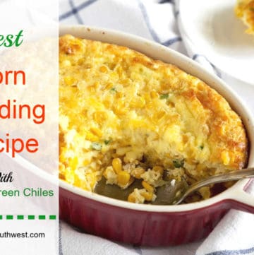 Corn Pudding with Green Chiles Casserole