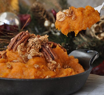 Sandy's Mashed Sweet Potatoes with Bourbon and Molasses