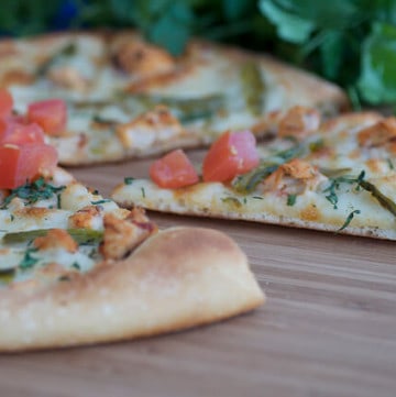 Pizza with Grilled Chicken Recipe