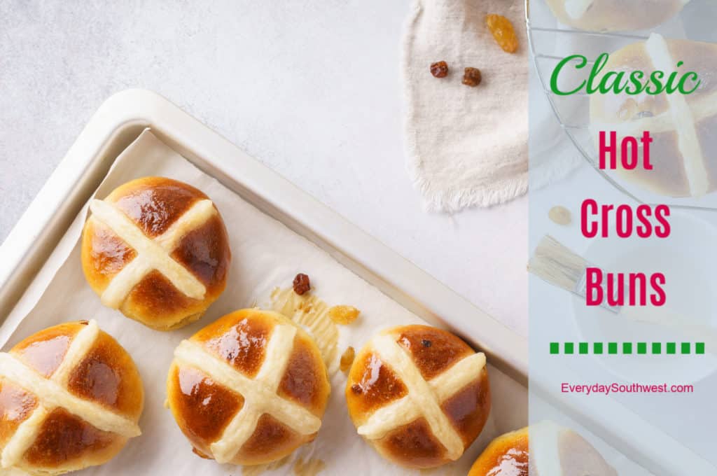 Hot Cross Buns with Candied Orange Peel