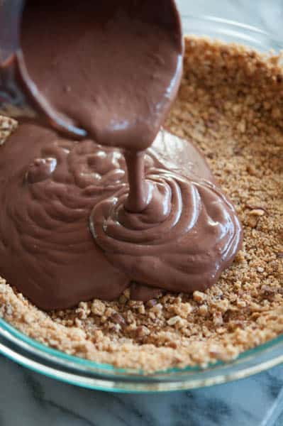 Chocolate Cream Pie in Graham Cracker Crust