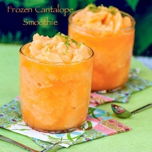 Frozen Cantalope Smoothie