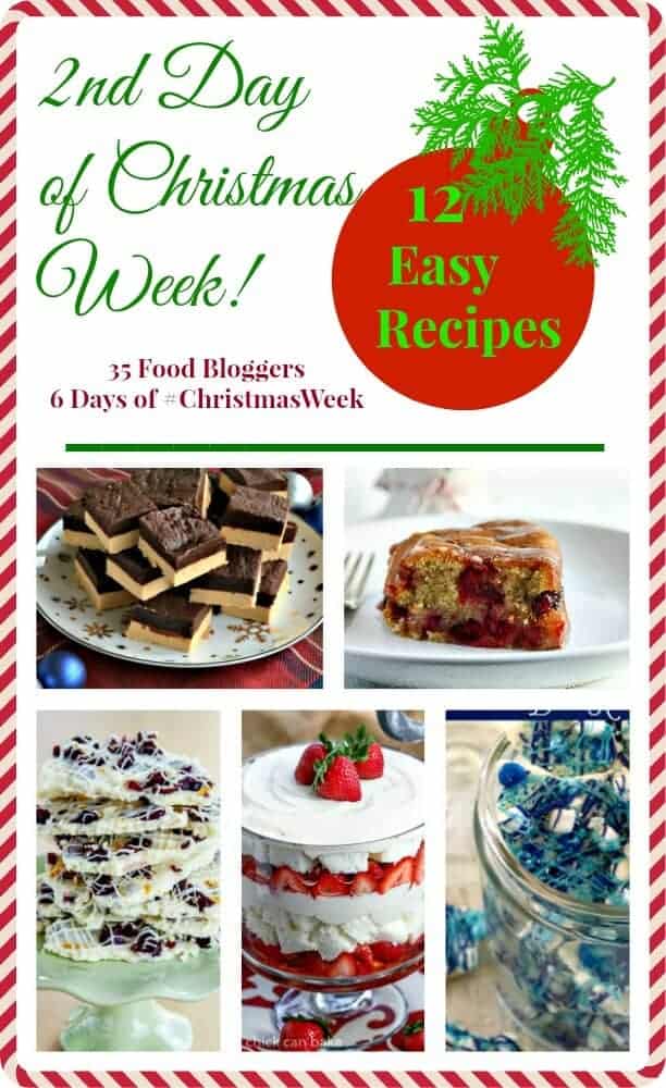 2nd Day of Christmas Week Recipes