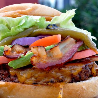 Best Green Chile Bacon Cheeseburger