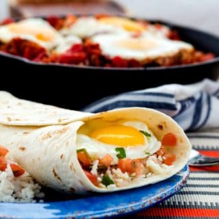 Breakfast Burrito Recipe Eggs El Diablo