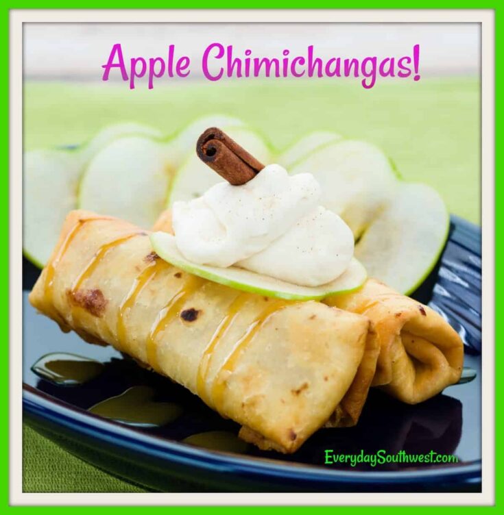 Mini Apple Chimichangas From Burritos! Cookbook