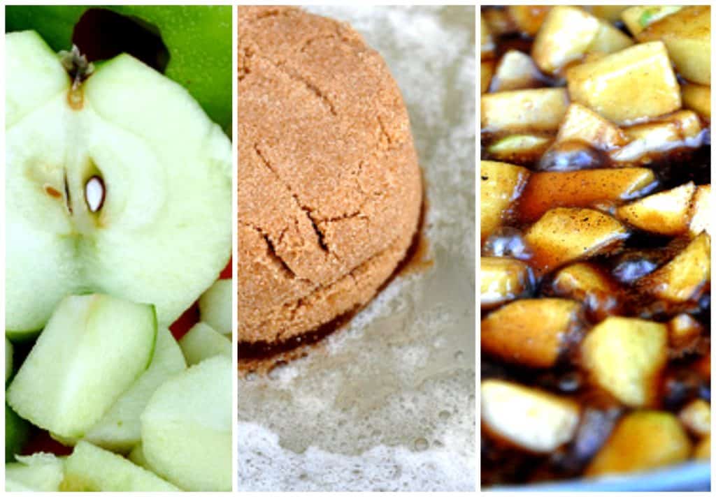 How to make caramel apple filling for Apple Chimichanga