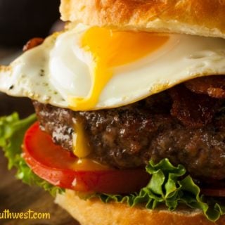 Gourmet Burger Recipe with Mexican food flavors
