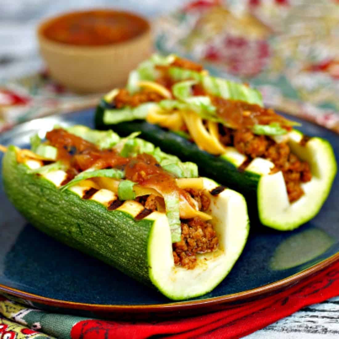 Taco Zucchini Boats Recipe Everyday Southwest