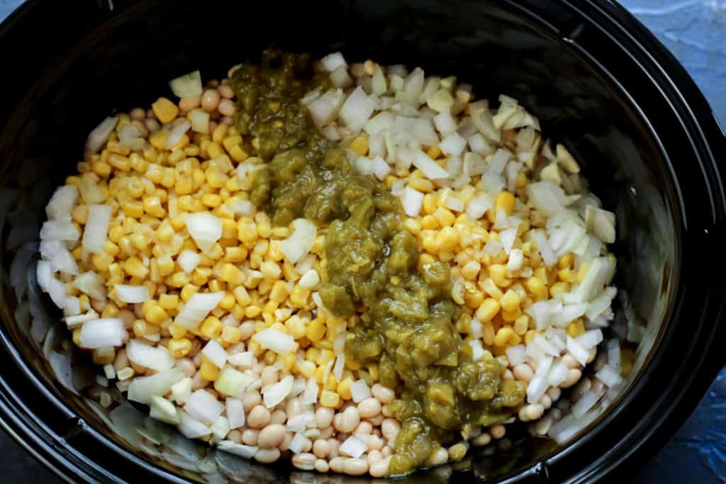 Slow Cooker Chicken Corn and Green Chile
