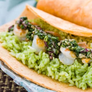Tequila Lime Grilled Shrimp Burrito
