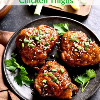 Jalapeno Chicken Thighs with Honey Lime Soy Sauce Marinade