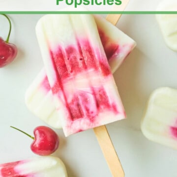 Cherry and Coconut Milk Popsicles by Everyday Southwest