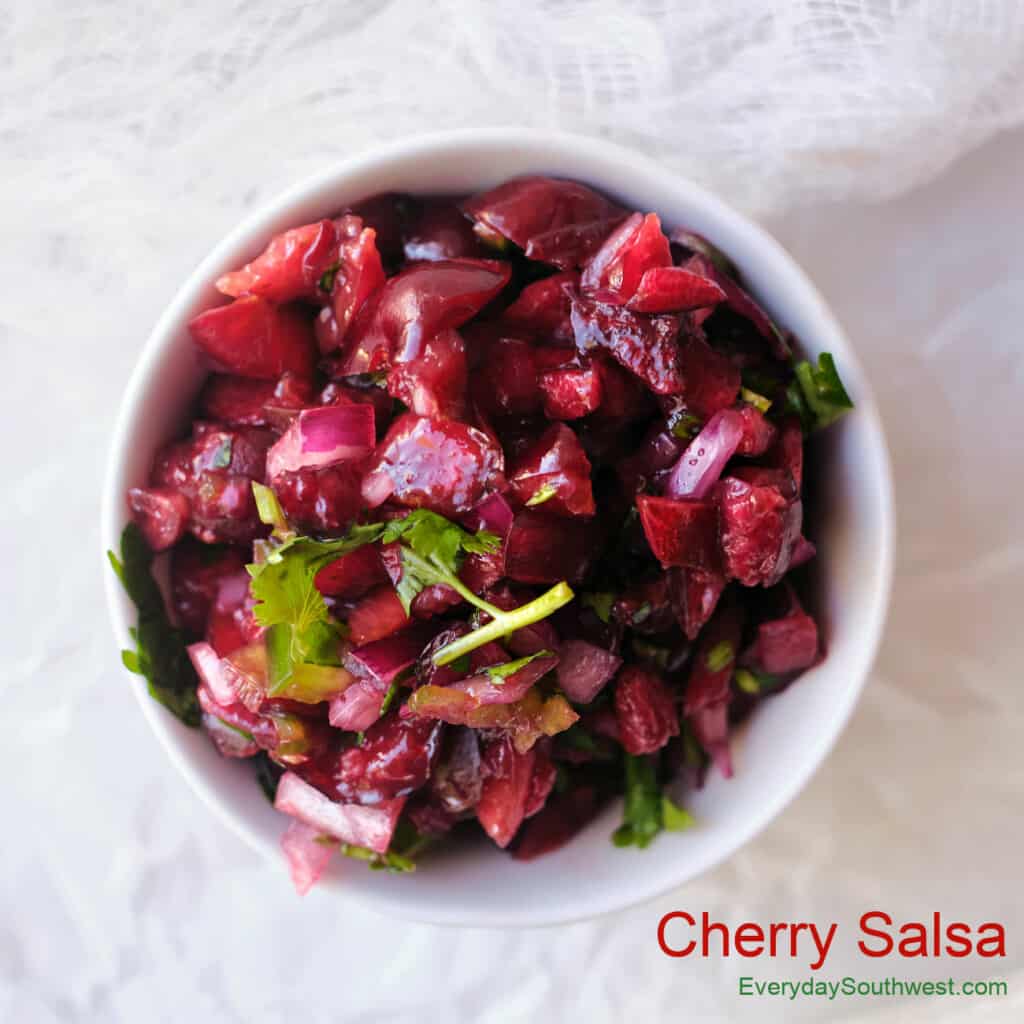 Cherry Salsa with Fresh or Frozen Cherries