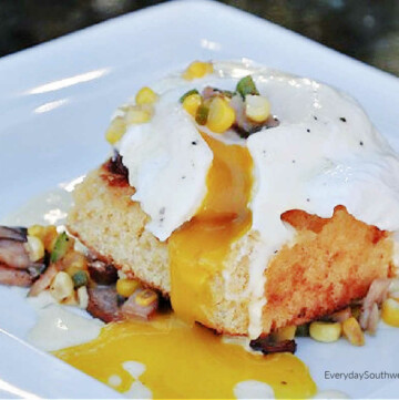 Southwest Eggs Benedict with Perfect Poached Egg