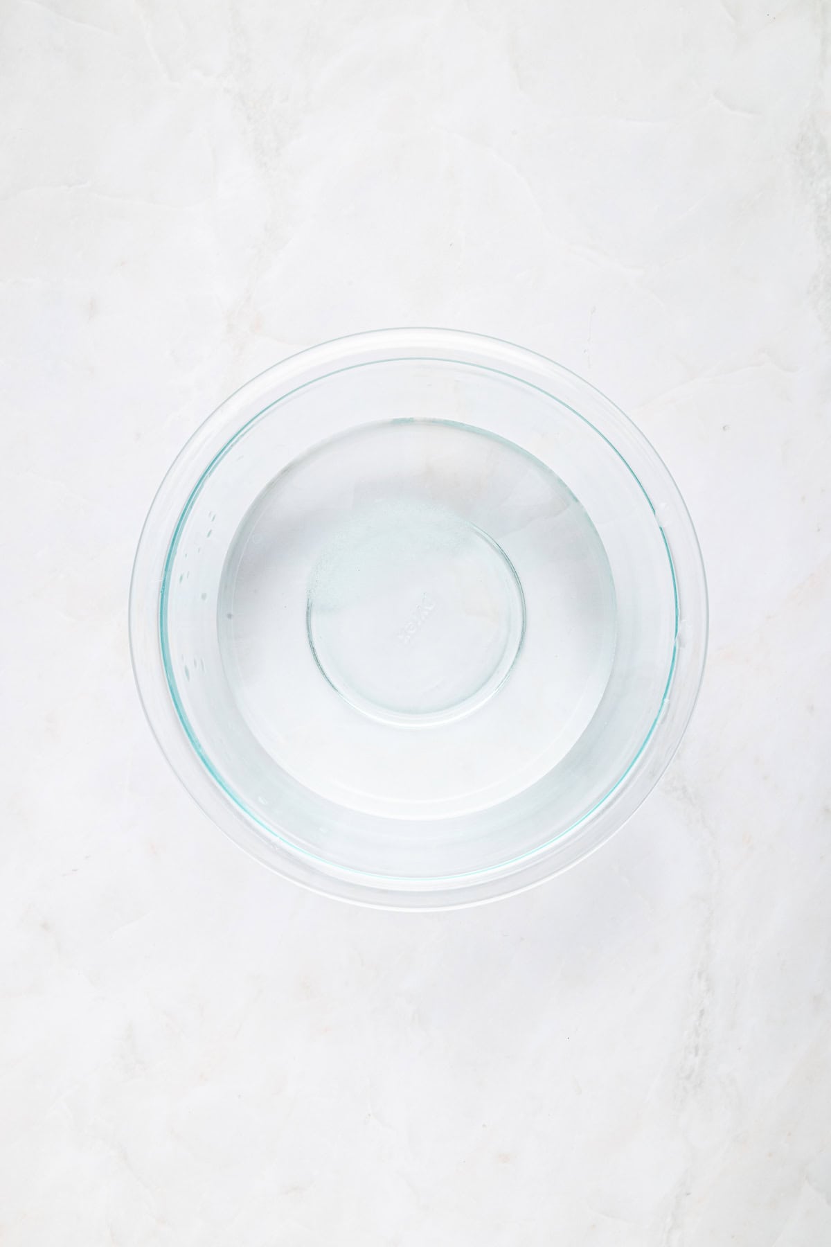Mixing water and salt.