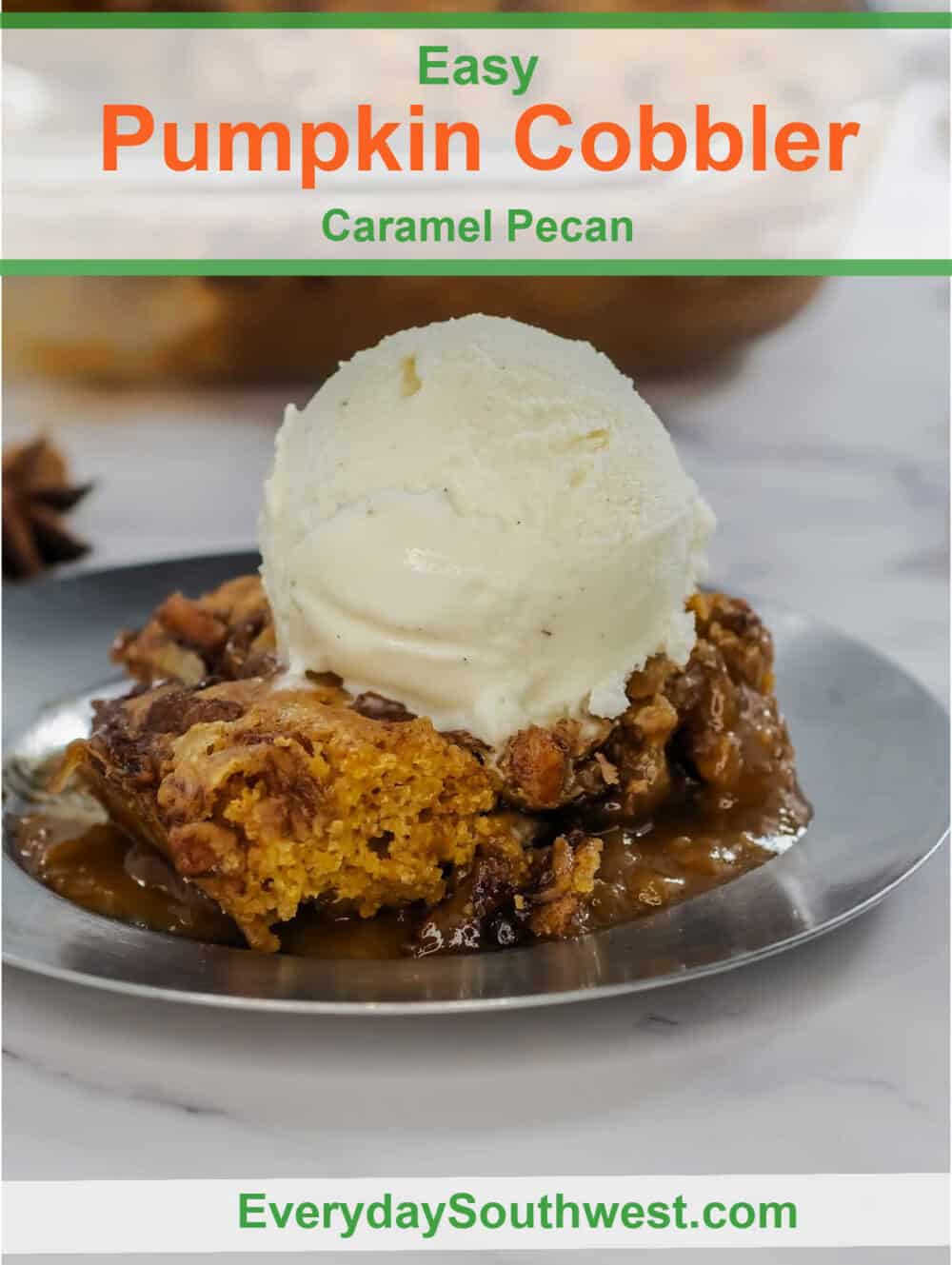 Easy Pumpkin Pecan Cobbler Recipe