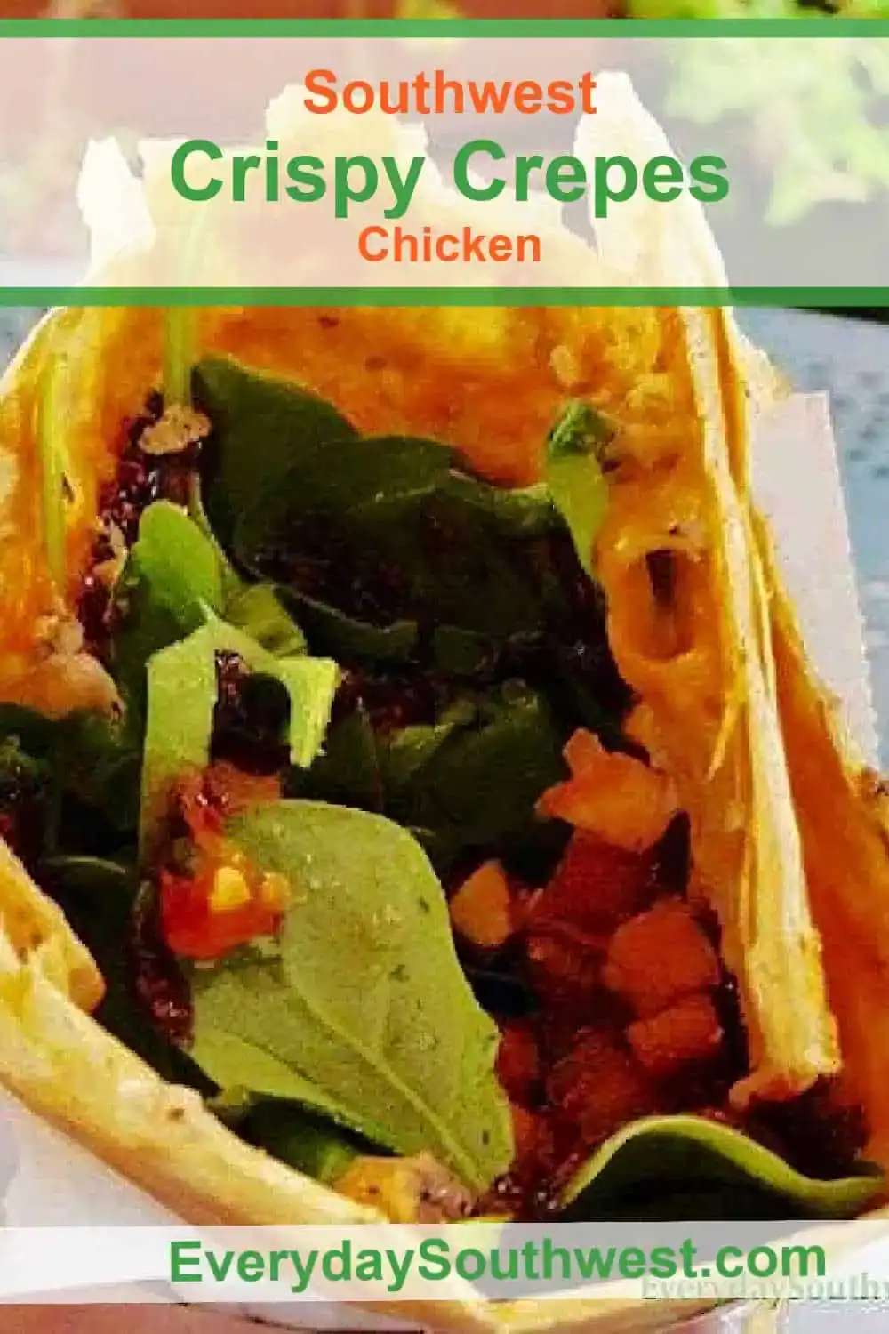 Crispy Crepes with Chipotle Chicken