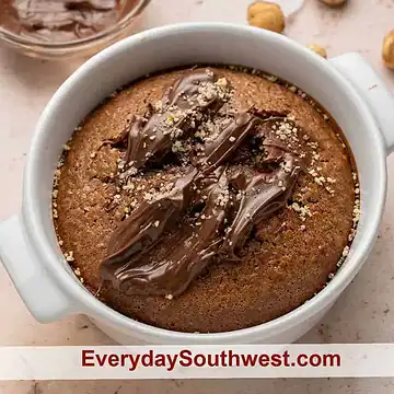 Nutella Mug Cake Dessert for One