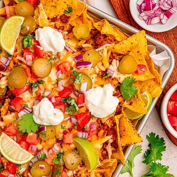 Chorizo nachos recipe.