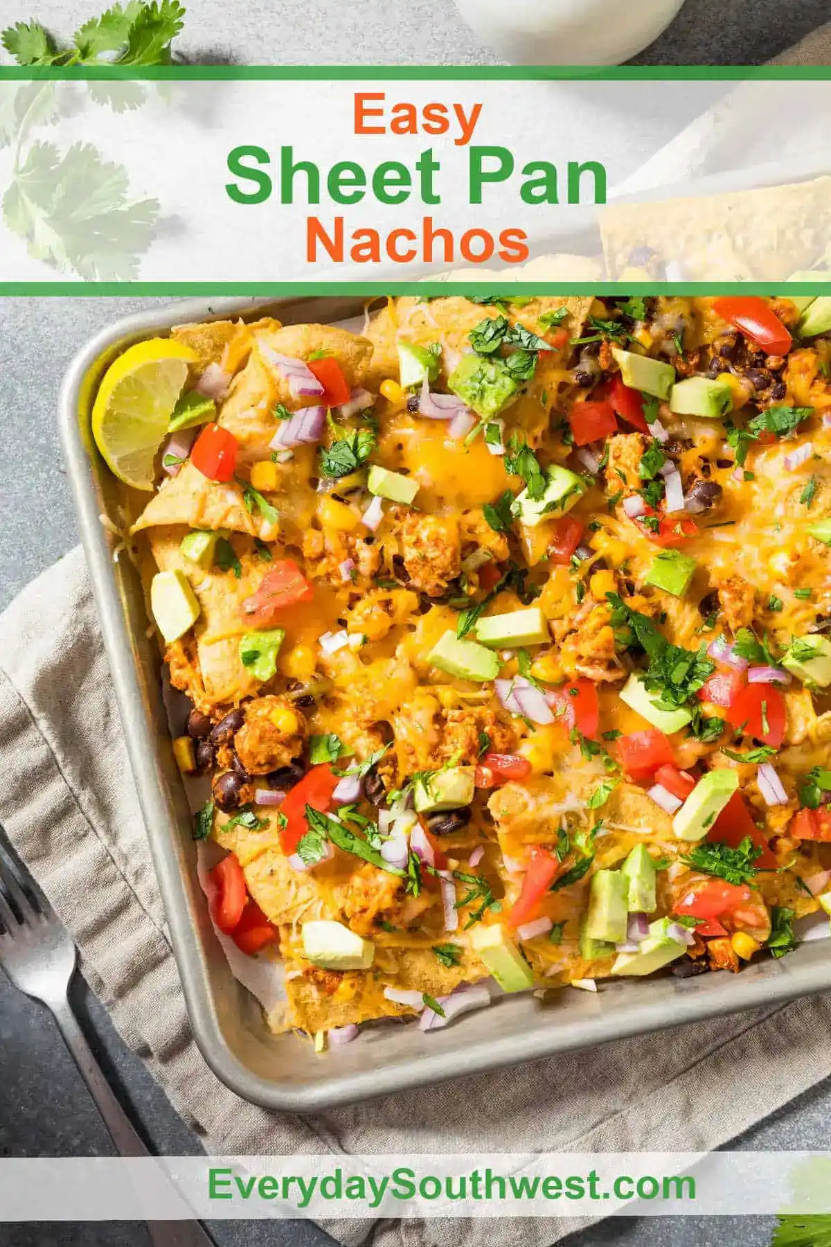 Ground Beef Sheet Pan Nachos Recipe
