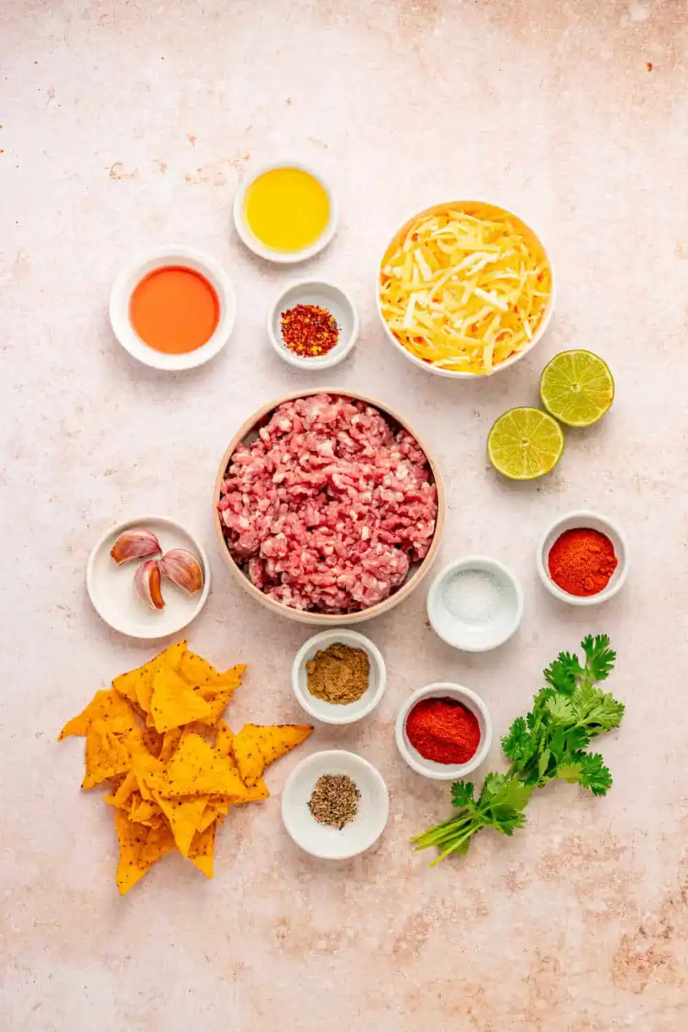 Ingredients for Sheet Pan Chorizo Nachos