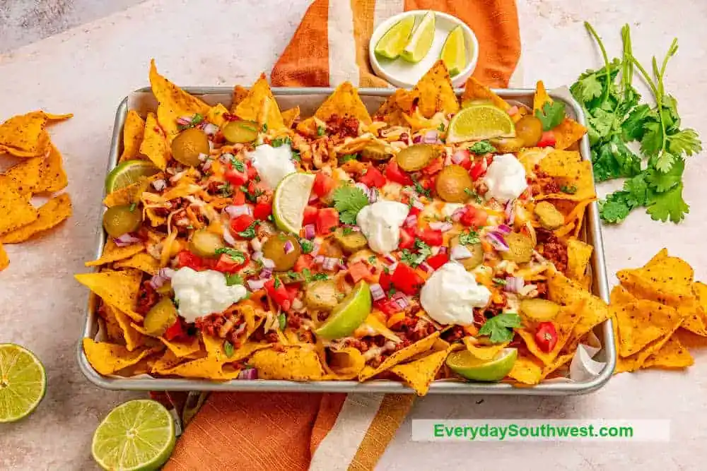 Sheet Pan Nachos with Chorizo Recipe with Secret Ingredient